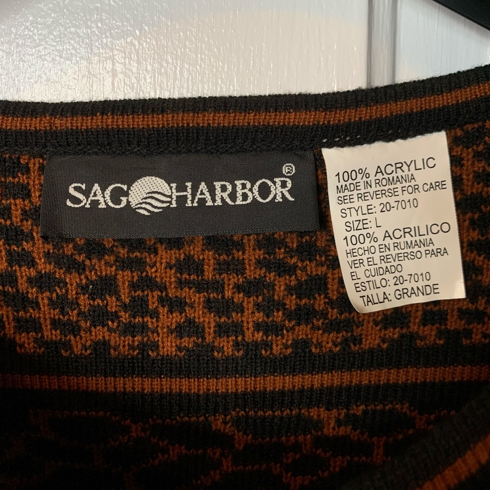 Sag Harbor Vintage Button Down Sweater - Picture 8 of 8